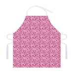 Pink Octopus Tentacles Pattern Print Adjustable Apron