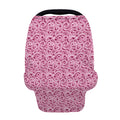 Pink Octopus Tentacles Pattern Print Baby Seat Cover