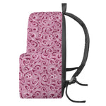 Pink Octopus Tentacles Pattern Print Backpack