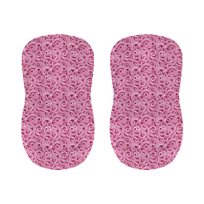 Pink Octopus Tentacles Pattern Print Bar Stool Covers