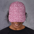 Pink Octopus Tentacles Pattern Print Baseball Cap