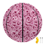 Pink Octopus Tentacles Pattern Print Basketball