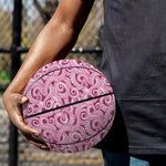 Pink Octopus Tentacles Pattern Print Basketball