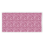 Pink Octopus Tentacles Pattern Print Beach Towel