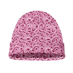 Pink Octopus Tentacles Pattern Print Beanie