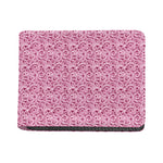 Pink Octopus Tentacles Pattern Print Bifold Wallet