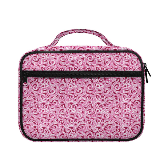 Pink Octopus Tentacles Pattern Print Briefcase Bible Bag
