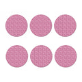Pink Octopus Tentacles Pattern Print Coaster Set