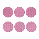 Pink Octopus Tentacles Pattern Print Coaster Set