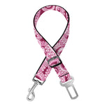 Pink Octopus Tentacles Pattern Print Dog Seat Belt