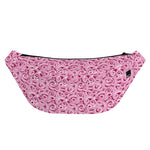 Pink Octopus Tentacles Pattern Print Fanny Pack
