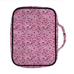 Pink Octopus Tentacles Pattern Print Front Pocket Bible Bag