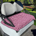Pink Octopus Tentacles Pattern Print Golf Cart Seat Cover