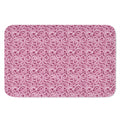 Pink Octopus Tentacles Pattern Print Indoor Door Mat