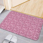 Pink Octopus Tentacles Pattern Print Indoor Door Mat
