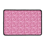 Pink Octopus Tentacles Pattern Print Kitchen Mat