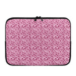Pink Octopus Tentacles Pattern Print Laptop Sleeve
