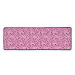 Pink Octopus Tentacles Pattern Print Long Kitchen Mat