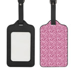 Pink Octopus Tentacles Pattern Print Luggage Tag