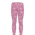Pink Octopus Tentacles Pattern Print Men's Leggings