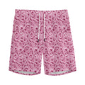 Pink Octopus Tentacles Pattern Print Men's Athletic Shorts