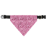 Pink Octopus Tentacles Pattern Print Over The Collar Dog Bandana