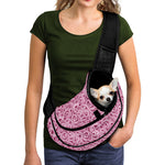Pink Octopus Tentacles Pattern Print Pet Sling Carrier