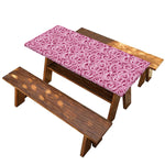 Pink Octopus Tentacles Pattern Print Picnic Table Cover