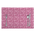 Pink Octopus Tentacles Pattern Print Placemat