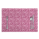 Pink Octopus Tentacles Pattern Print Placemat