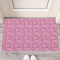 Pink Octopus Tentacles Pattern Print Rubber Doormat