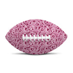 Pink Octopus Tentacles Pattern Print Rugby Ball