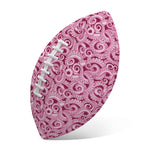 Pink Octopus Tentacles Pattern Print Rugby Ball