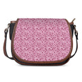 Pink Octopus Tentacles Pattern Print Saddle Bag