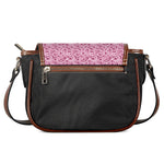 Pink Octopus Tentacles Pattern Print Saddle Bag