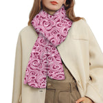 Pink Octopus Tentacles Pattern Print Scarf