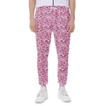 Pink Octopus Tentacles Pattern Print Joggers