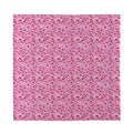 Pink Octopus Tentacles Pattern Print Silk Bandana