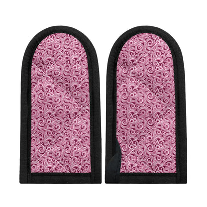 Pink Octopus Tentacles Pattern Print Skillet Handle Cover