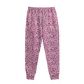 Pink Octopus Tentacles Pattern Print Sweatpants