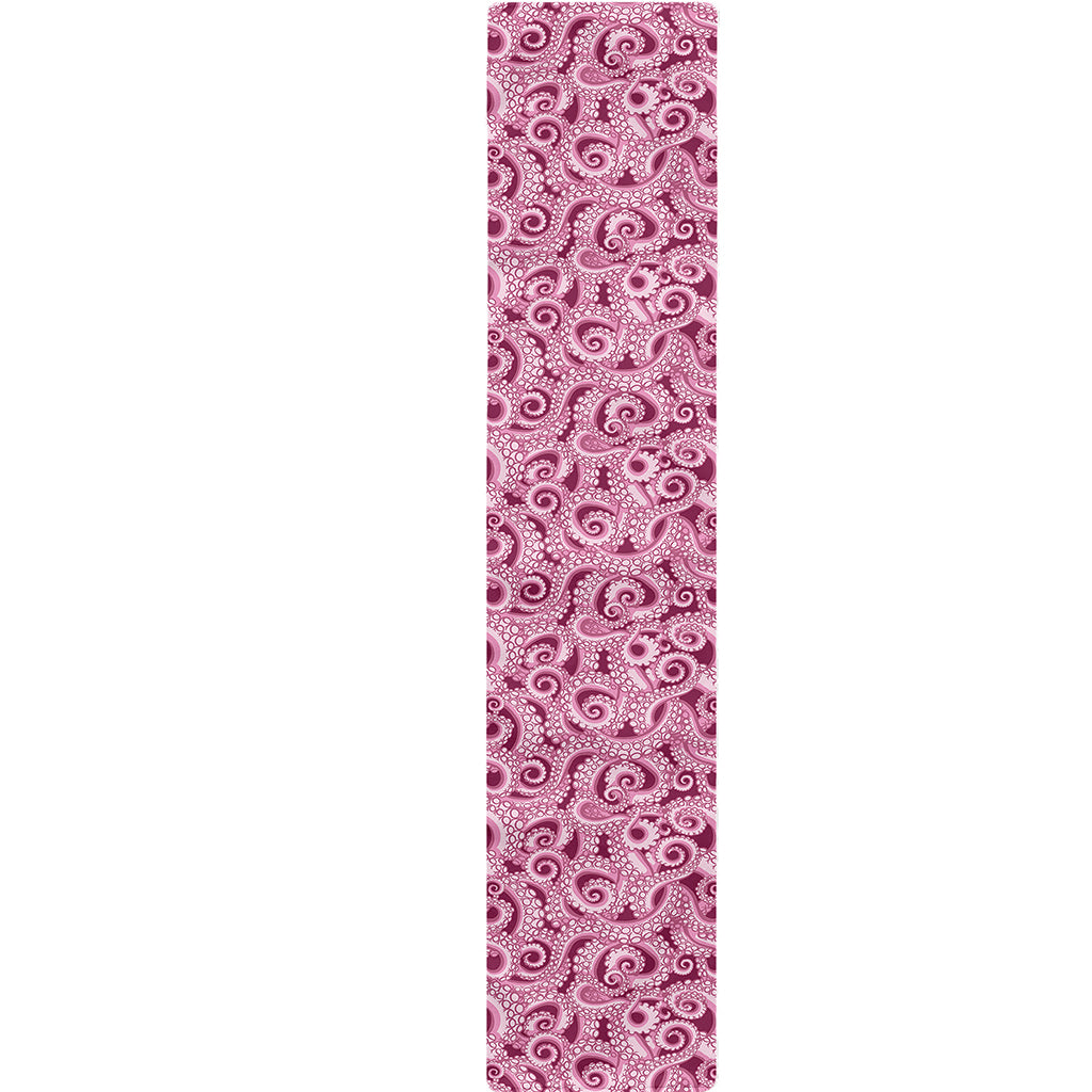 Pink Octopus Tentacles Pattern Print Table Runner