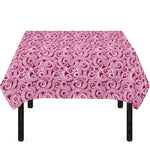 Pink Octopus Tentacles Pattern Print Tablecloth