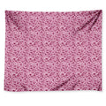 Pink Octopus Tentacles Pattern Print Tapestry