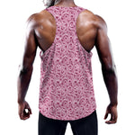 Pink Octopus Tentacles Pattern Print Training Tank Top