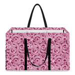 Pink Octopus Tentacles Pattern Print Utility Tote Bag