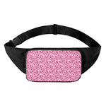 Pink Octopus Tentacles Pattern Print Waist Bag