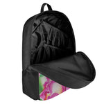 Pink Orchid Flower Print 17 Inch Backpack