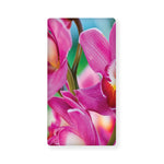 Pink Orchid Flower Print Baby Crib Sheet