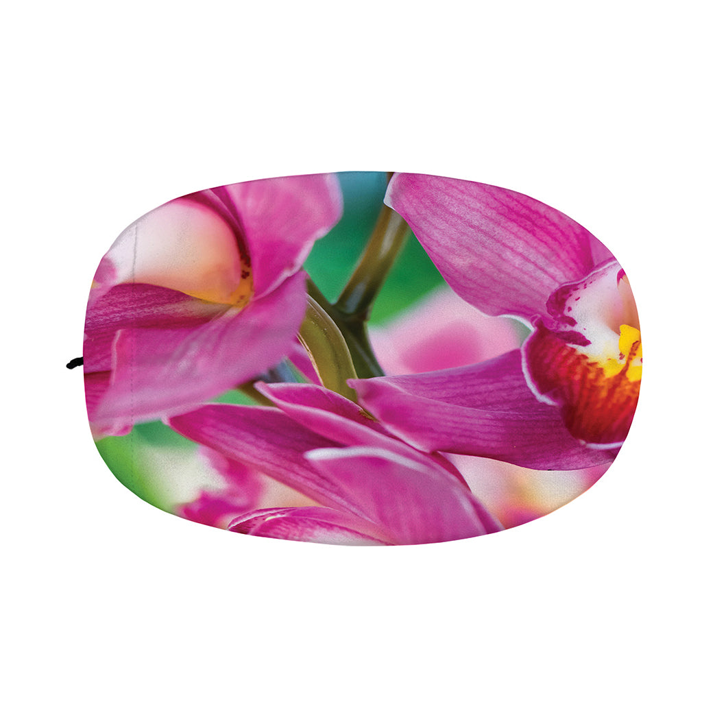 Pink Orchid Flower Print Car Side Mirror Covers
