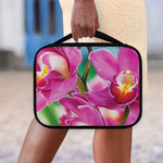 Pink Orchid Flower Print Classic Bible Case